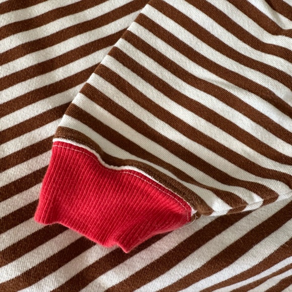 WE THE FREE Brown & Red Striped Sweatshirt - Picture 3 of 5